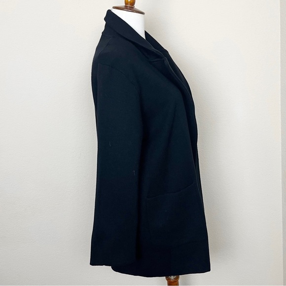 J Crew Sophie Open-Front Sweater Blazer Style
J0244 Patch Pockets Black Small - Picture 8 of 14